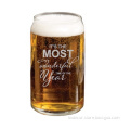 beer can shaped glasses custom logo